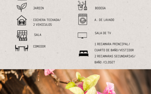F384.- CASA EN VENTA MODELO BUGAMBILIA | LOTE 87
