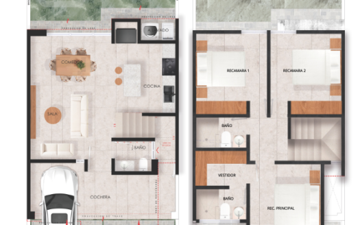 F384.- CASA EN VENTA MODELO TULIPÁN | LOTE 6