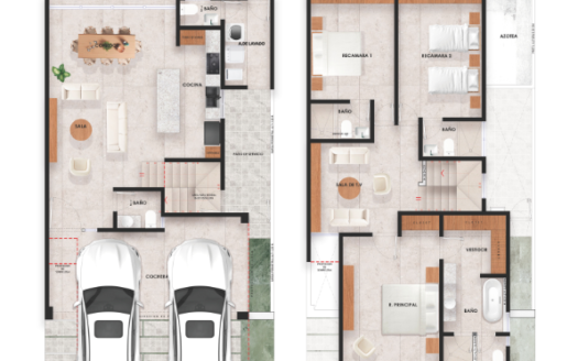 F384.- CASA EN VENTA | MODELO MAGNOLIA – LOTE 56